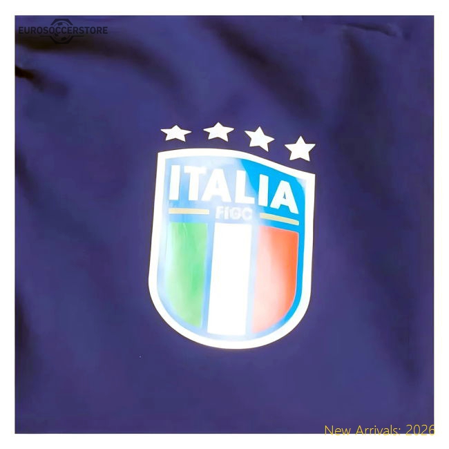 2024-2025 Italy Allweather Jacket (Navy)-The Soccer Shirt Hub