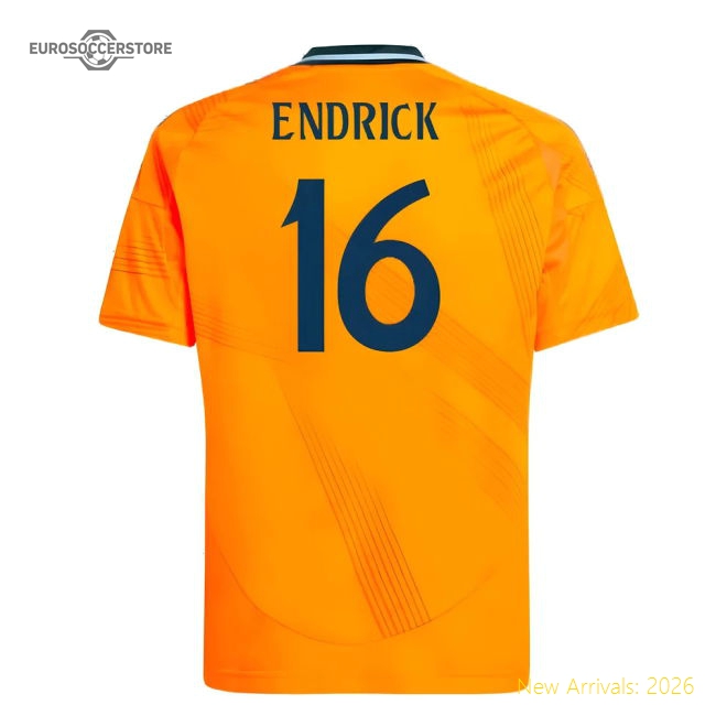 2024-2025 Real Madrid Away Youth Kit (Endrick 16)-The Soccer Shirt Hub