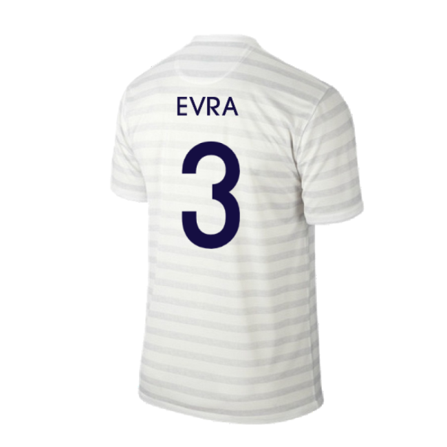 France 2014-15 Away Shirt ((Excellent) M) (Evra 3)-The Soccer Shirt Hub
