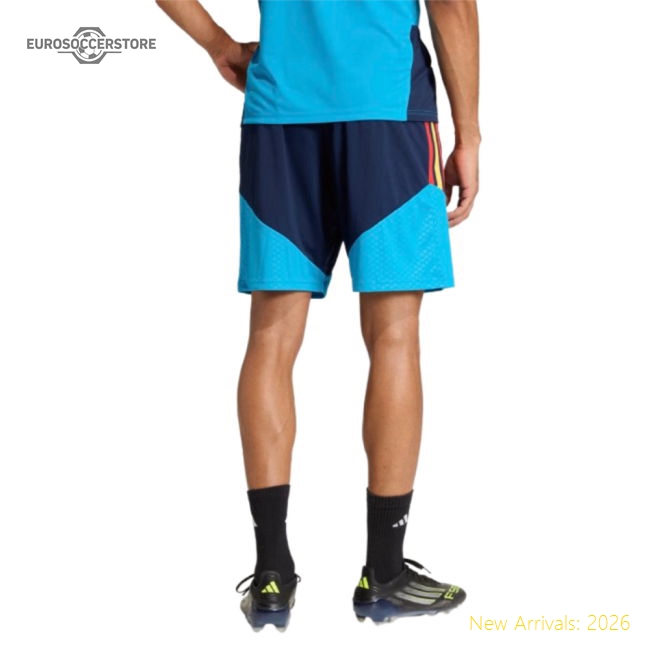 2026-2027 Spain Training Shorts (Night Indigo)-The Soccer Shirt Hub