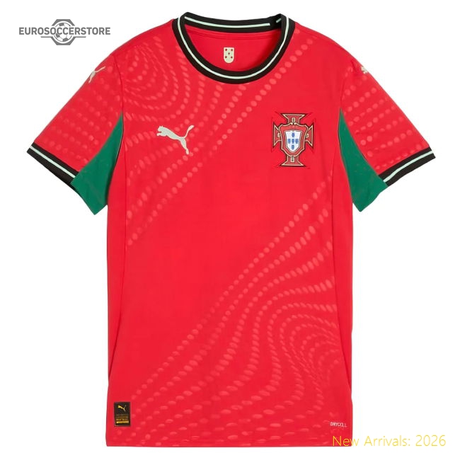 2025-2026 Portugal Womens Team Home Shirt (Ladies)-The Soccer Shirt Hub