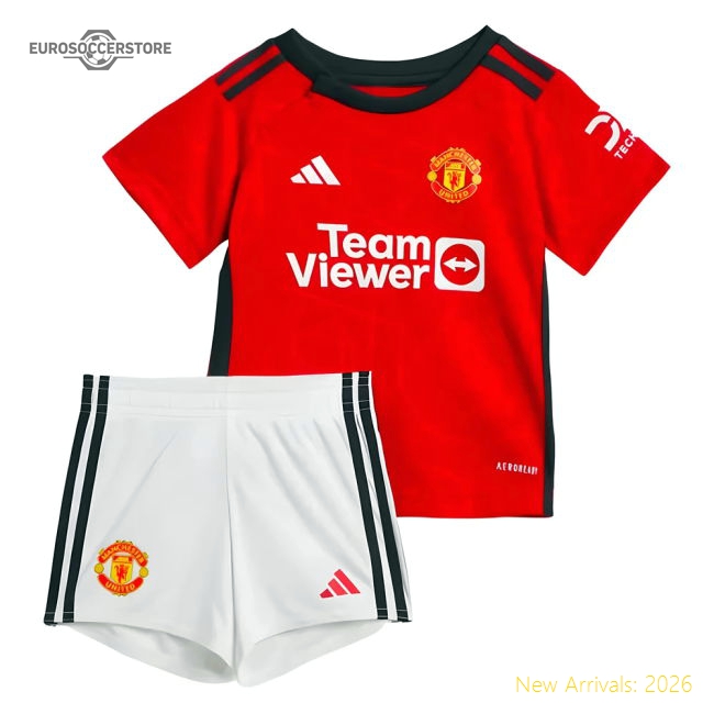 2023-2024 Man Utd Home Baby Kit-The Soccer Shirt Hub