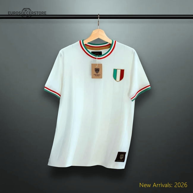 Vintage Italy Gli Azzurri Away Soccer Jersey-The Soccer Shirt Hub