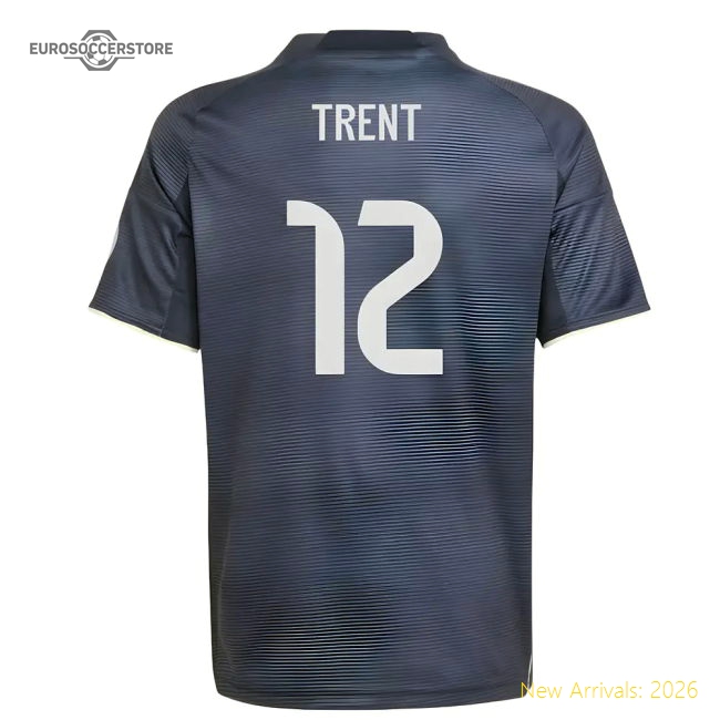 2025-2026 Real Madrid Away Shirt (Kids) (Trent 12)-The Soccer Shirt Hub