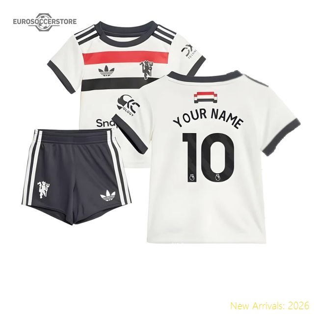 2024-2025 Man Utd Third Baby Kit (Your Name)-The Soccer Shirt Hub