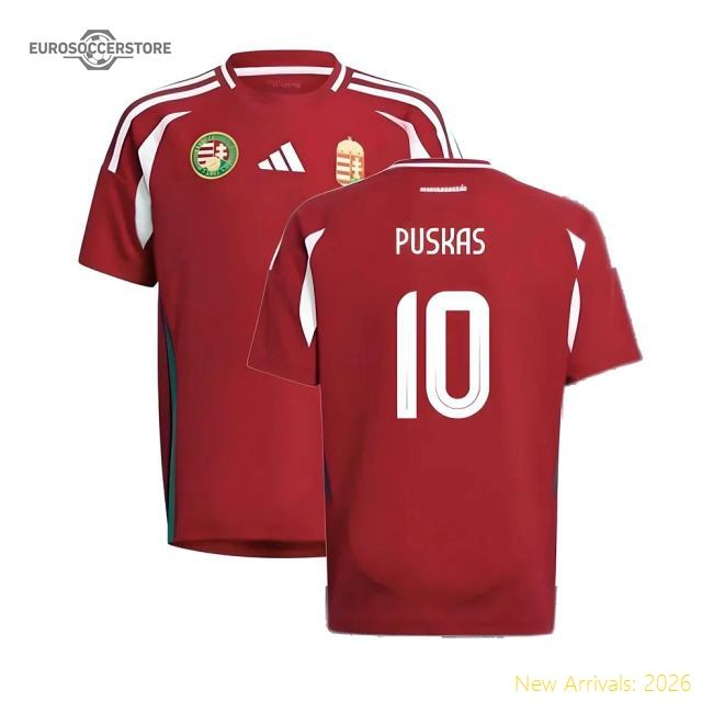 2024-2025 Hungary Home Shirt (Kids) (PUSKAS 10)-The Soccer Shirt Hub