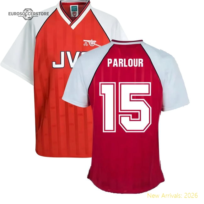 Arsenal 1988 Home Retro Football Shirt (PARLOUR 15)-The Soccer Shirt Hub