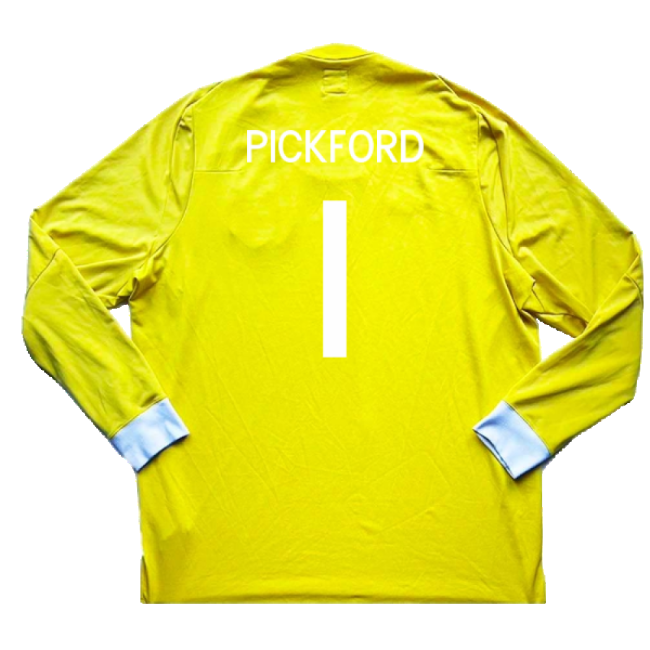 England 2010-11 Goalkeeper Away Shirt ((Good) XXL) (PICKFORD 1)-The Soccer Shirt Hub