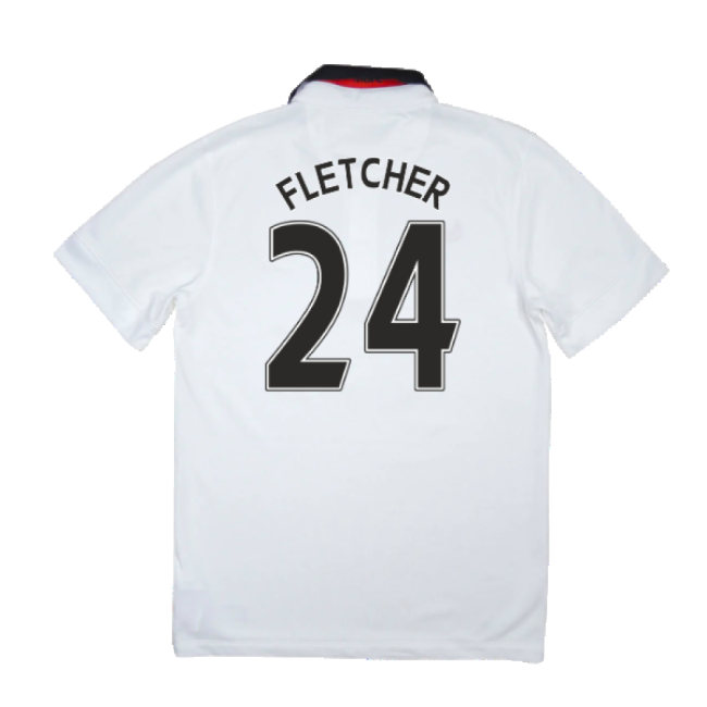Manchester United 2014-15 Away Shirt (Very Good) (Fletcher 24)-The Soccer Shirt Hub