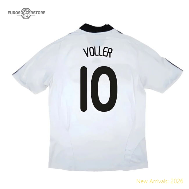 Germany 2008-09 Home Shirt ((Good) S) (VOLLER 10)-The Soccer Shirt Hub