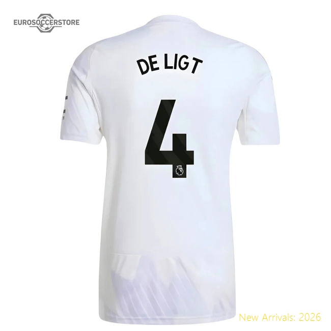 2025-2026 Man Utd Away Shirt (De Ligt 4)-The Soccer Shirt Hub