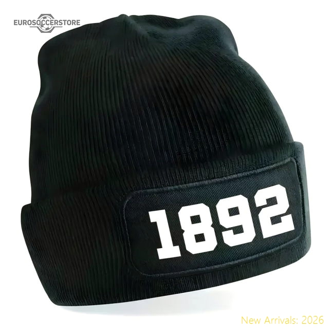Newcastle 1892 Football Beanie Hat (Black)-The Soccer Shirt Hub