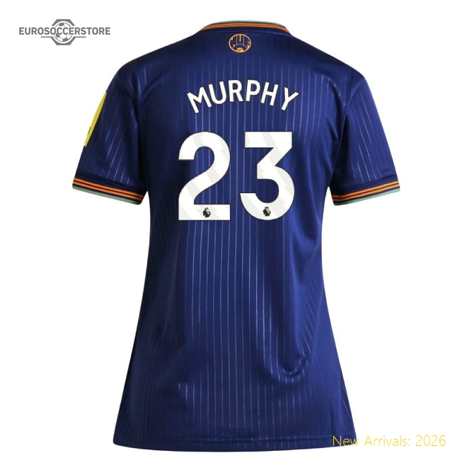 2025-2026 Newcastle Third Shirt (Womens) (Murphy 23)-The Soccer Shirt Hub