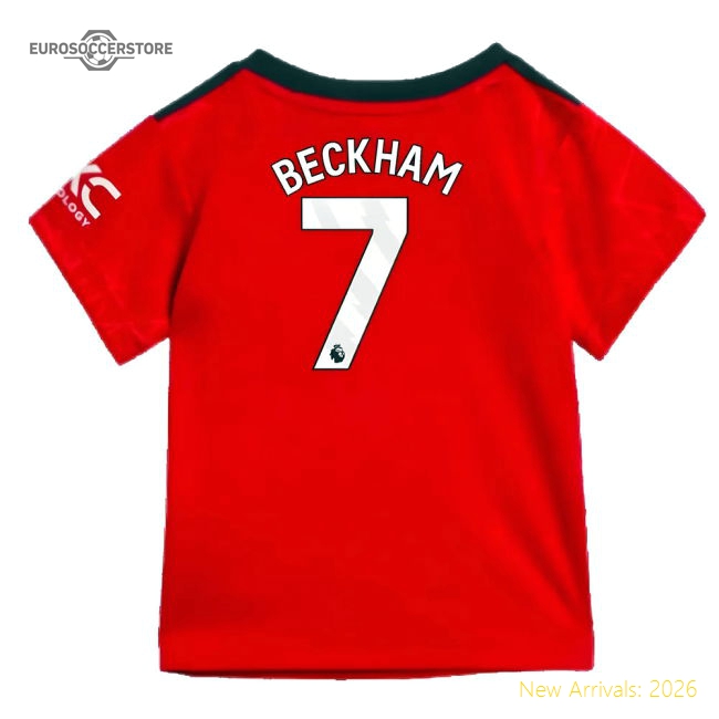 2023-2024 Man Utd Home Baby Kit (Beckham 7)-The Soccer Shirt Hub