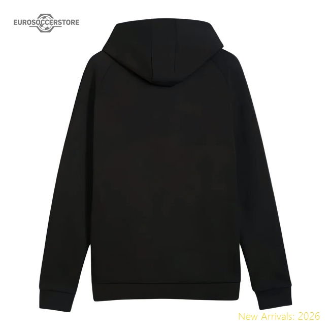 2024-2025 Man City Pumatech Full Zip Hoody (Black)-The Soccer Shirt Hub