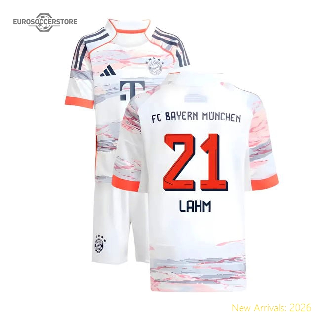 2025-2026 Bayern Munich Away Mini Kit (Lahm 21)-The Soccer Shirt Hub