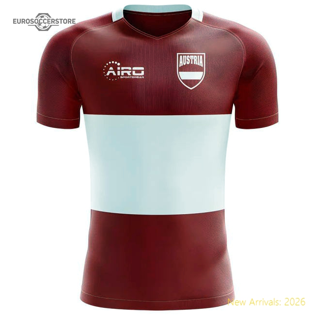 2025-2026 Austria Flag Concept Football Shirt - Womens-The Soccer Shirt Hub