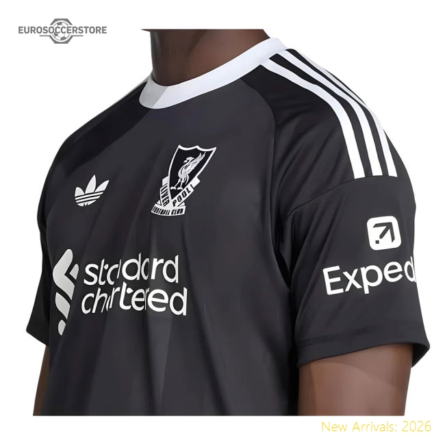 2025-2026 Liverpool Third Goalkeeper Shirt (Black)-The Soccer Shirt Hub
