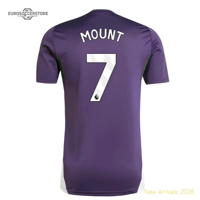 2025-2026 Man Utd Training Jersey (Aurora Plum) (Mount 7)-The Soccer Shirt Hub