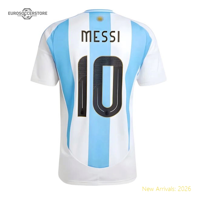 2024-2025 Argentina Lionel Messi Home Shirt (MESSI 10)-The Soccer Shirt Hub