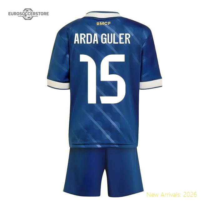 2025-2026 Real Madrid Third Youth Kit (Arda Guler 15)-The Soccer Shirt Hub