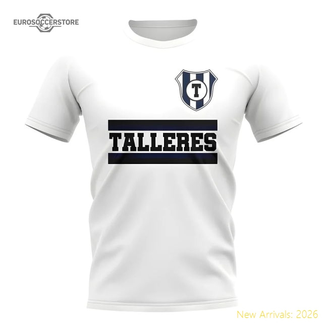 Talleres Cordoba Core Football Club T-Shirt (White)-The Soccer Shirt Hub