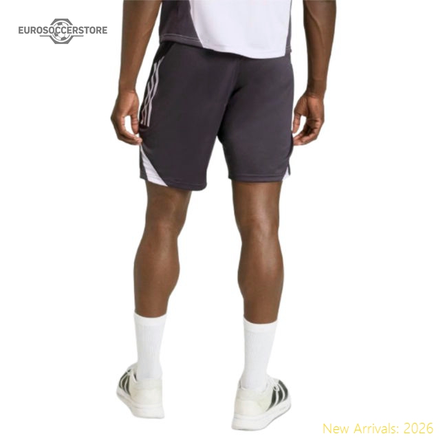 2025-2026 Man Utd Training Shorts (Aurora Black)-The Soccer Shirt Hub