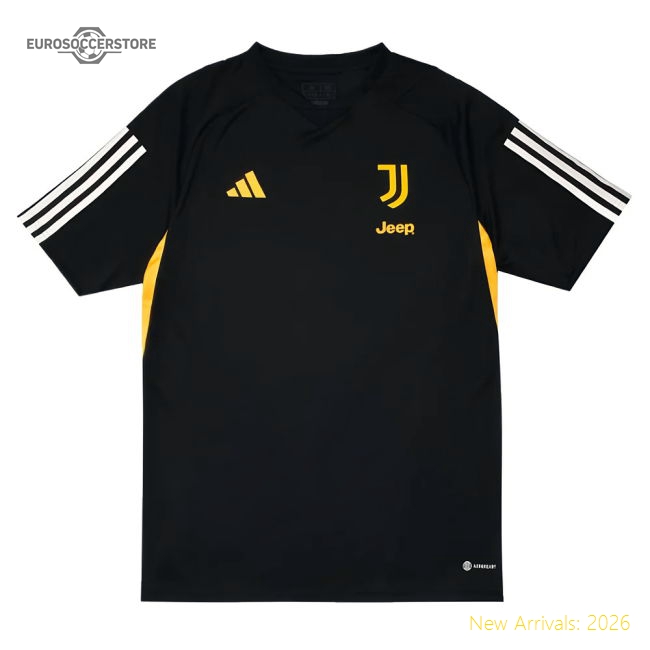 2023-2024 Juventus Training Shirt (Black) (POGBA 10)-The Soccer Shirt Hub