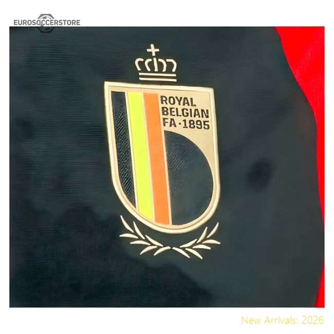 2024-2025 Belgium Polo Shirt (Black)-The Soccer Shirt Hub