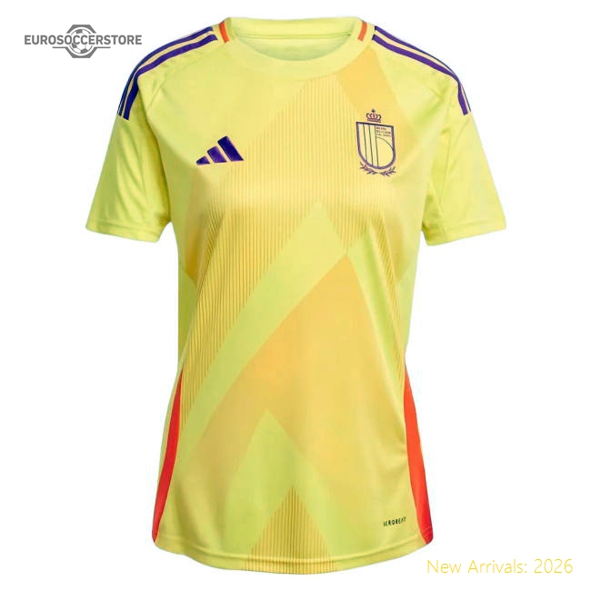 2025-2026 Belgium Womens Team Away Shirt (Ladies)-The Soccer Shirt Hub