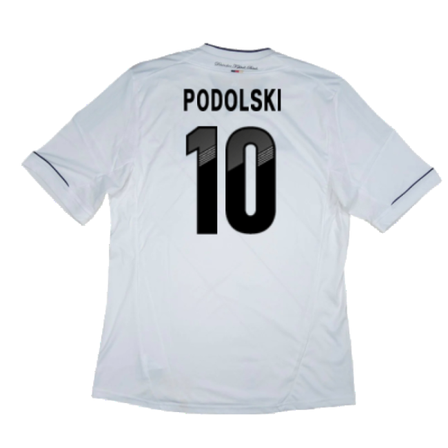 Germany 2012-13 Home Shirt (XL) ((Very Good) M) (Podolski 10)-The Soccer Shirt Hub