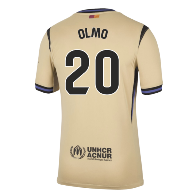 2025-2026 Barcelona Away Shirt (Olmo 20)-The Soccer Shirt Hub