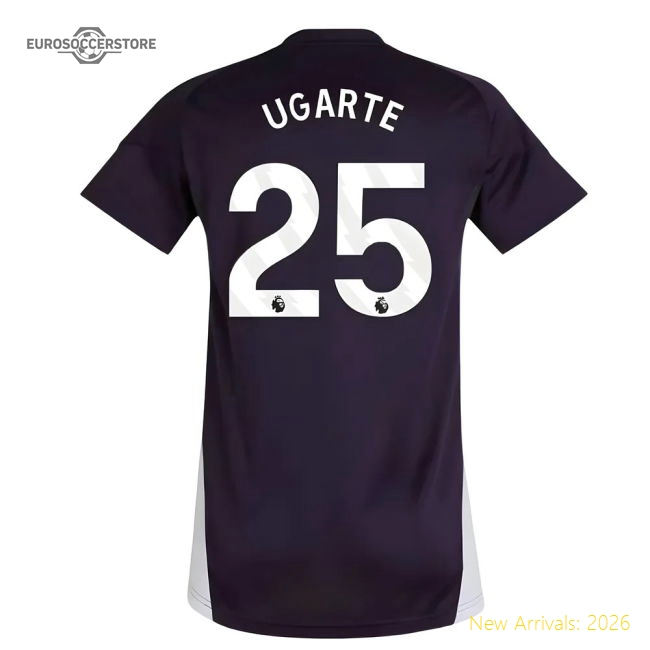 2025-2026 Man Utd Training Jersey (Aurora Plum) - Womens (Ugarte 25)-The Soccer Shirt Hub