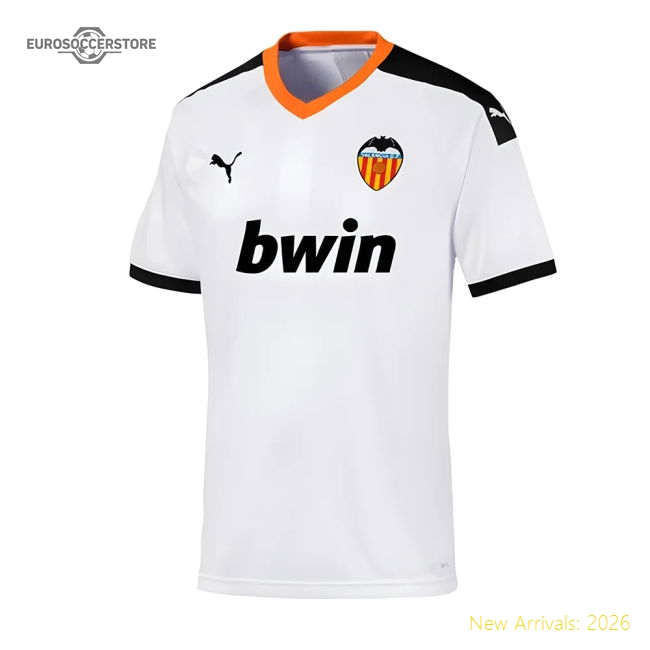 2019-2020 Valencia Home Puma Shirt (Kids)-The Soccer Shirt Hub