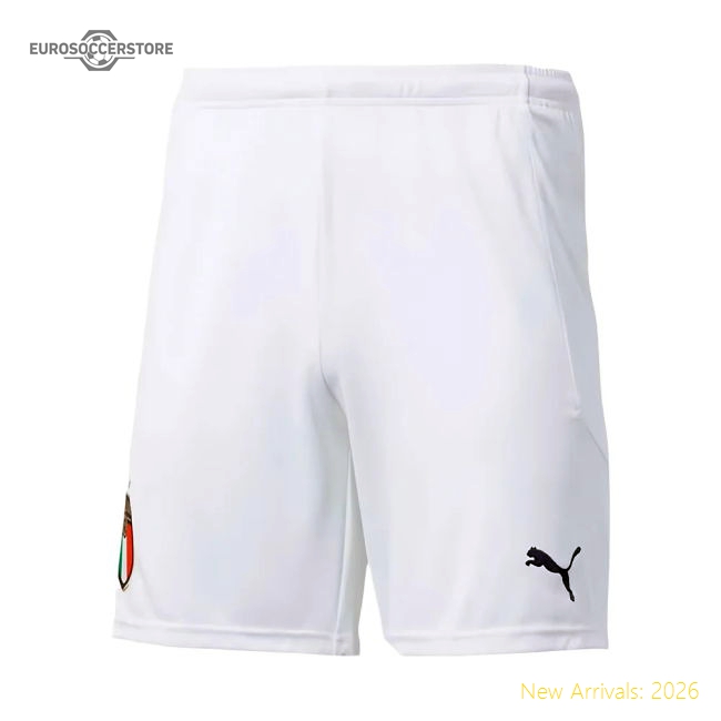 2020-2021 Italy Home Shorts (White)-The Soccer Shirt Hub