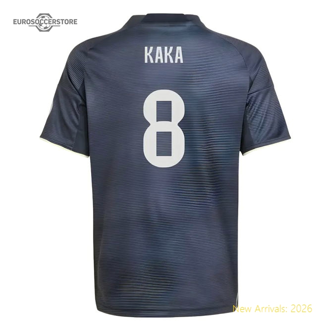 2025-2026 Real Madrid Away Shirt (Kids) (Kaka 8)-The Soccer Shirt Hub