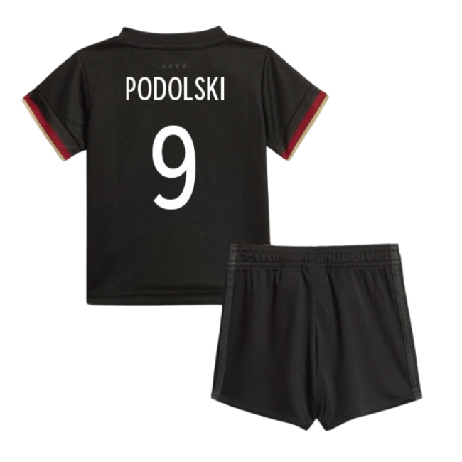 2020-2021 Germany Away Baby Kit (PODOLSKI 9)-The Soccer Shirt Hub