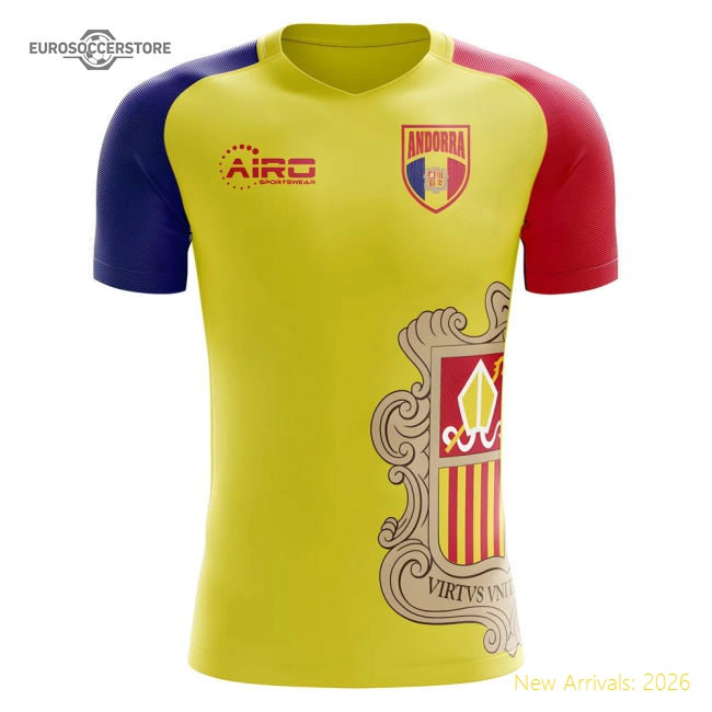 2025-2026 Andorra Home Concept Football Shirt - Baby-The Soccer Shirt Hub