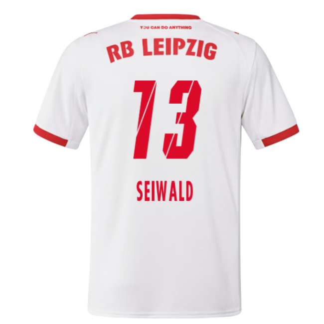 2025-2026 Red Bull Leipzig Home Shirt (Seiwald 13)-The Soccer Shirt Hub