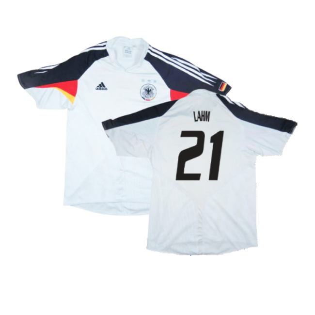 Germany 2004-06 Home Shirt ((Very Good) XL) (Lahm 21)-The Soccer Shirt Hub