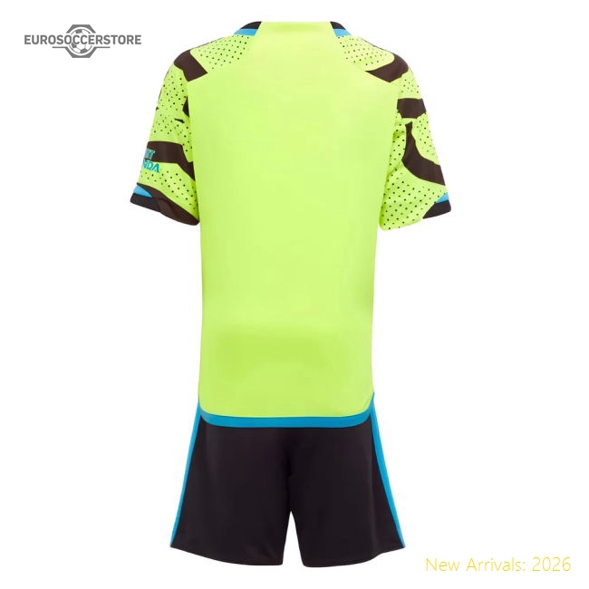 2023-2024 Arsenal Away Mini Kit-The Soccer Shirt Hub