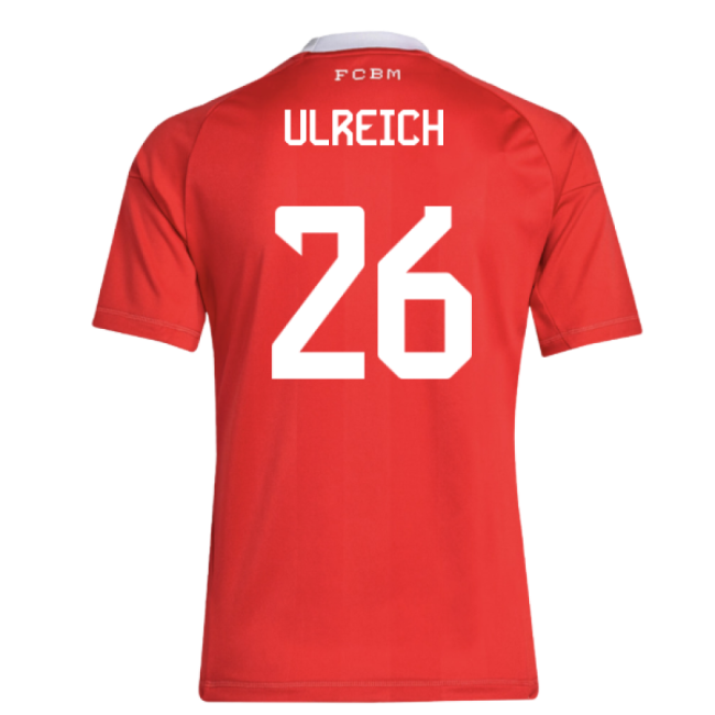 2025-2026 Bayern Munich Third Goalkeeper Shirt (Pure Ruby) - Kids (Ulreich 26)-The Soccer Shirt Hub