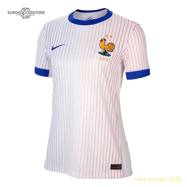 2024-2025 France Away Shirt (Womens) (Mbappe 10)-The Soccer Shirt Hub
