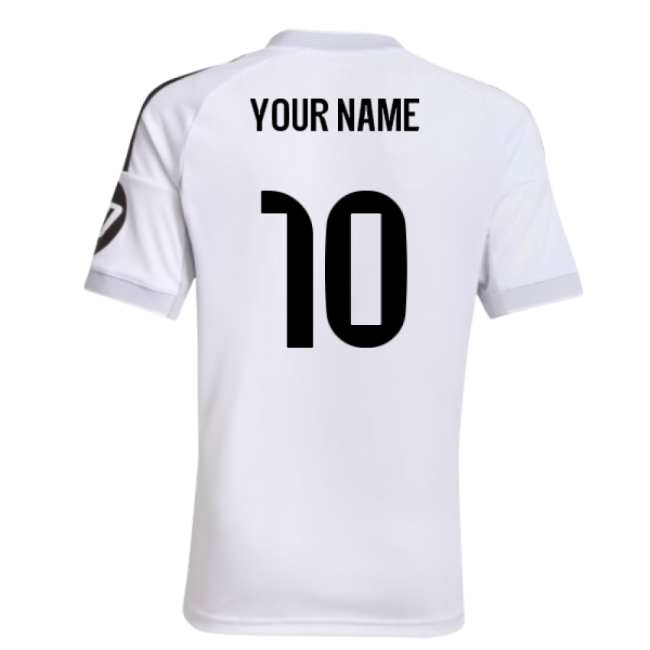 2025-2026 Real Madrid Home Shirt (Kids) (Your Name)-The Soccer Shirt Hub