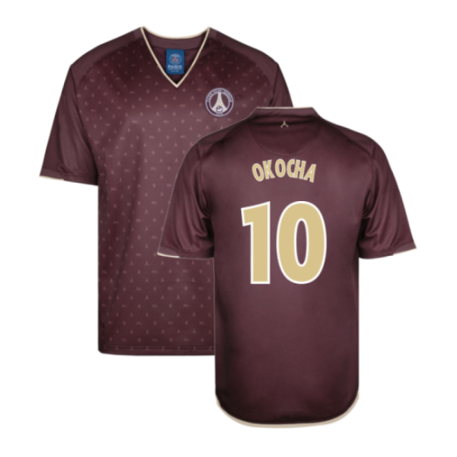 2006-2007 PSG Away Retro Shirt (Okocha 10)-The Soccer Shirt Hub