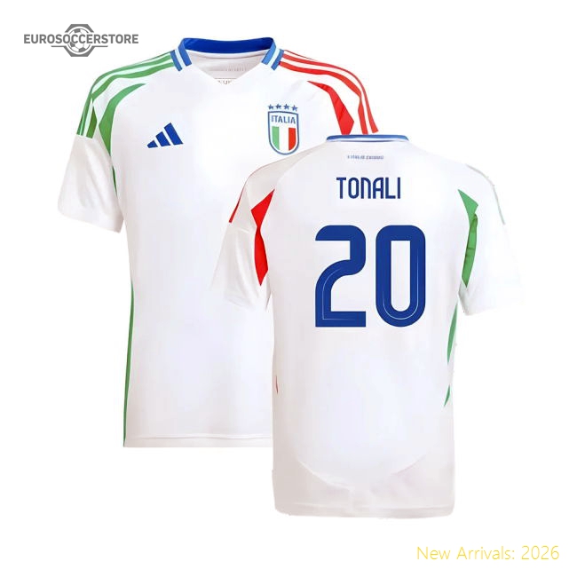 2024-2025 Italy Away Shirt (Kids) (TONALI 20)-The Soccer Shirt Hub