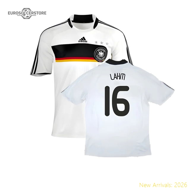 Germany 2008-09 Home Shirt ((Good) XL) (LAHM 16)-The Soccer Shirt Hub