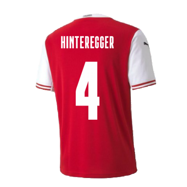 2020-2021 Austria Home Puma Football Shirt (HINTEREGGER 4)-The Soccer Shirt Hub