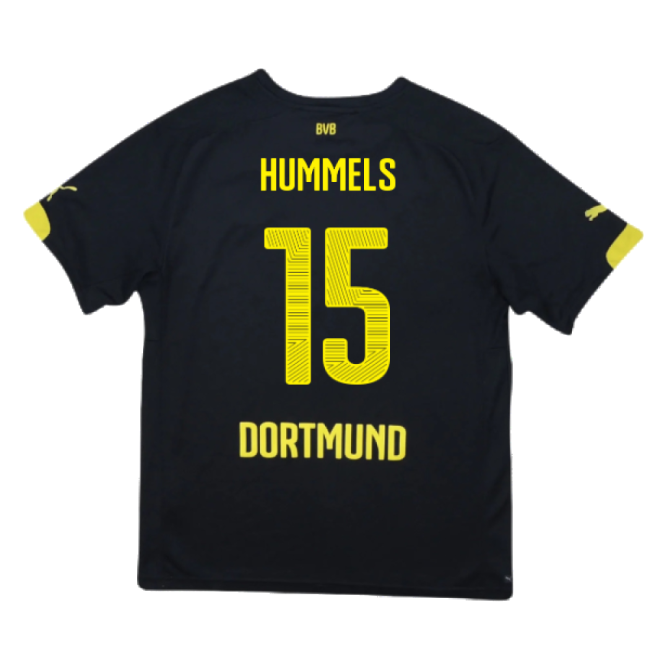 Borussia Dortmund 2014-16 Away Shirt ((Excellent) S) (Hummels 15)-The Soccer Shirt Hub