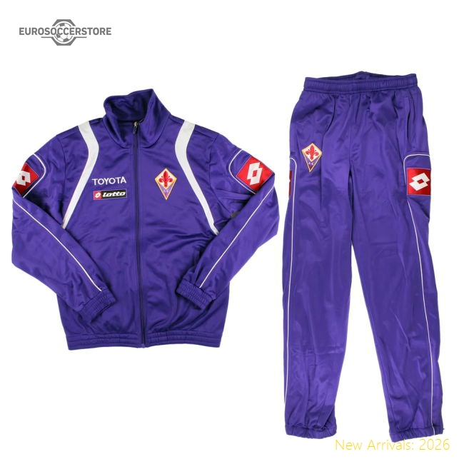2008-2009 Fiorentina Tracksuit (Purple) - Kids-The Soccer Shirt Hub